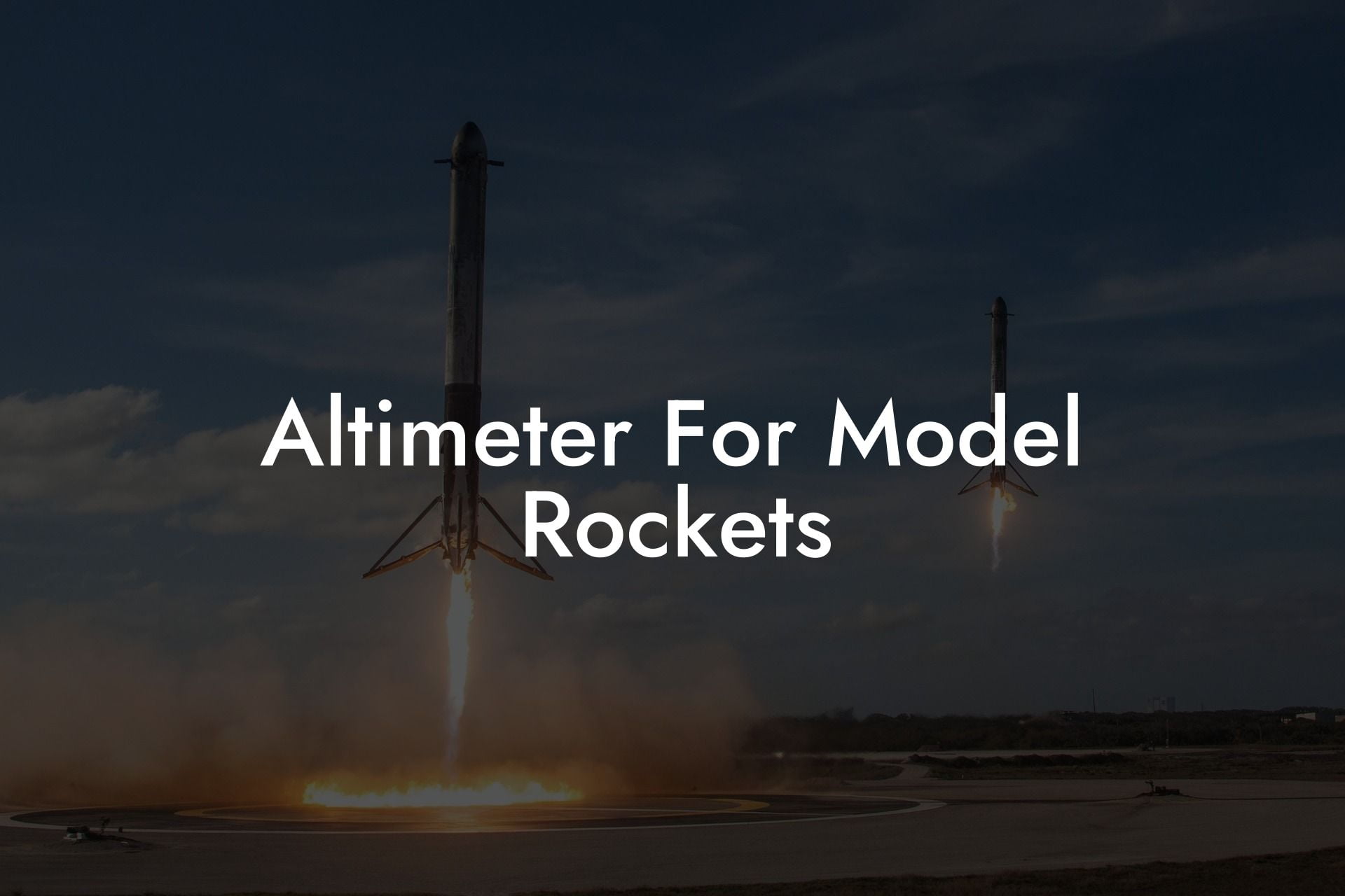 Altimeter For Model Rockets