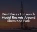 Best Places To Launch Model Rockets Around Sherwood Park