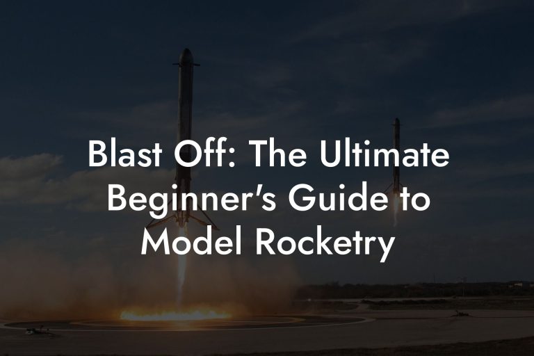 Step-by-Step Model Rocket Assembly for Beginners - Austin Rockets