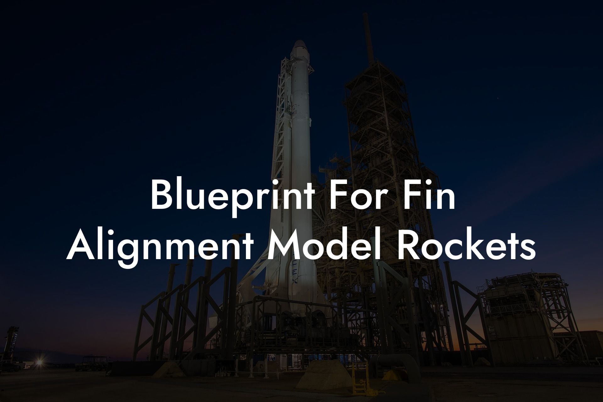 Blueprint For Fin Alignment Model Rockets