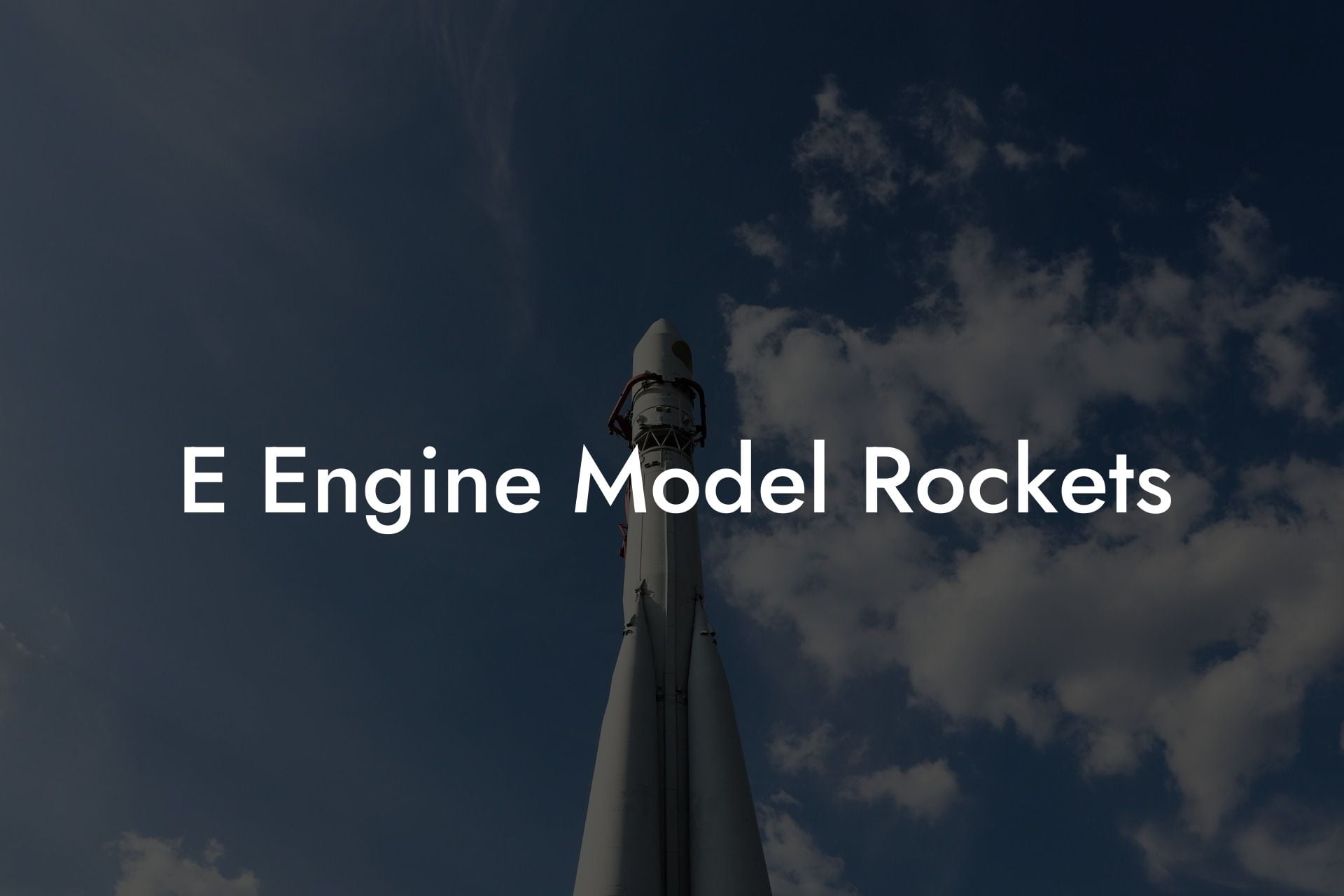 E Engine Model Rockets