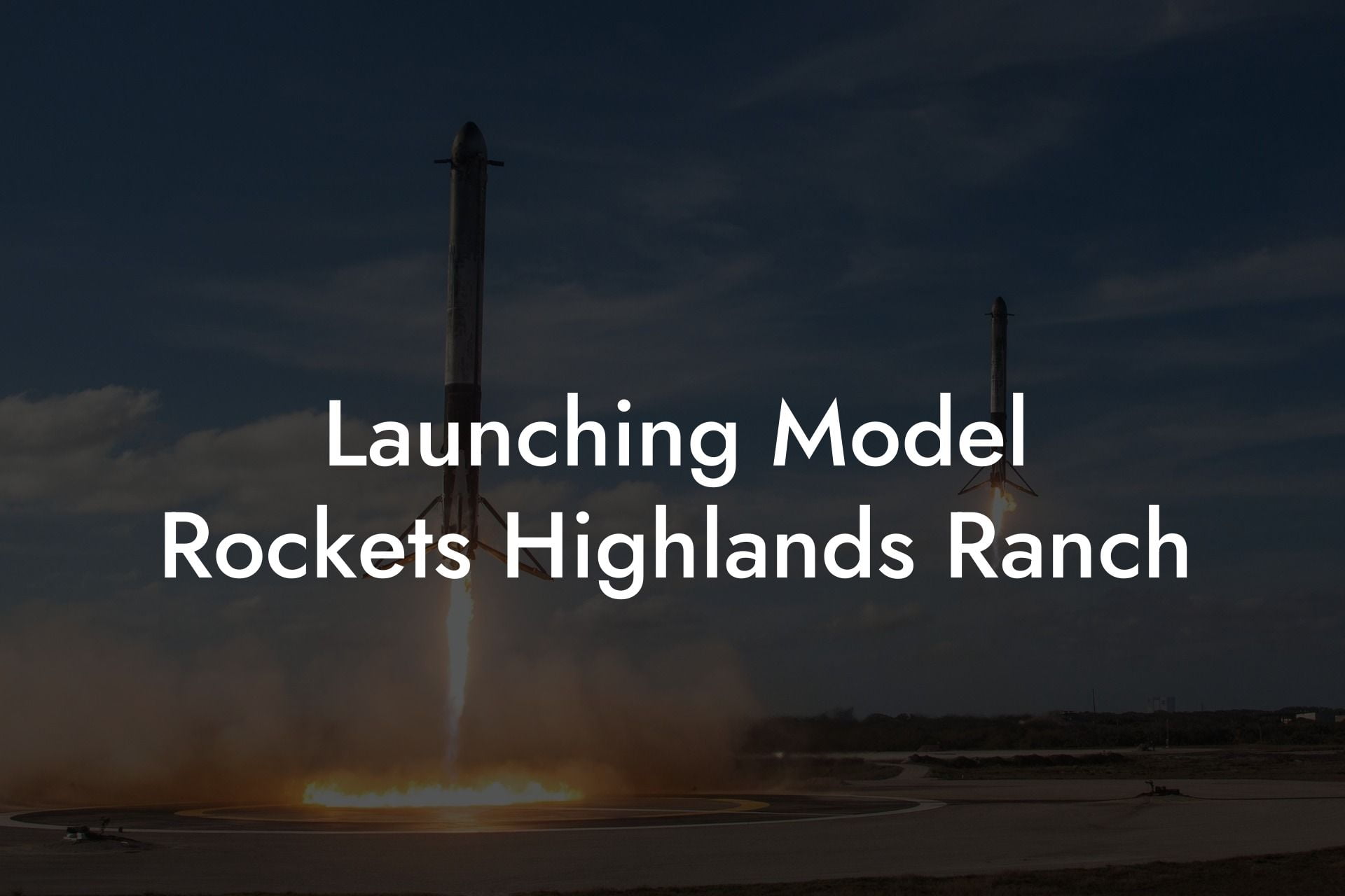Launching Model Rockets Highlands Ranch
