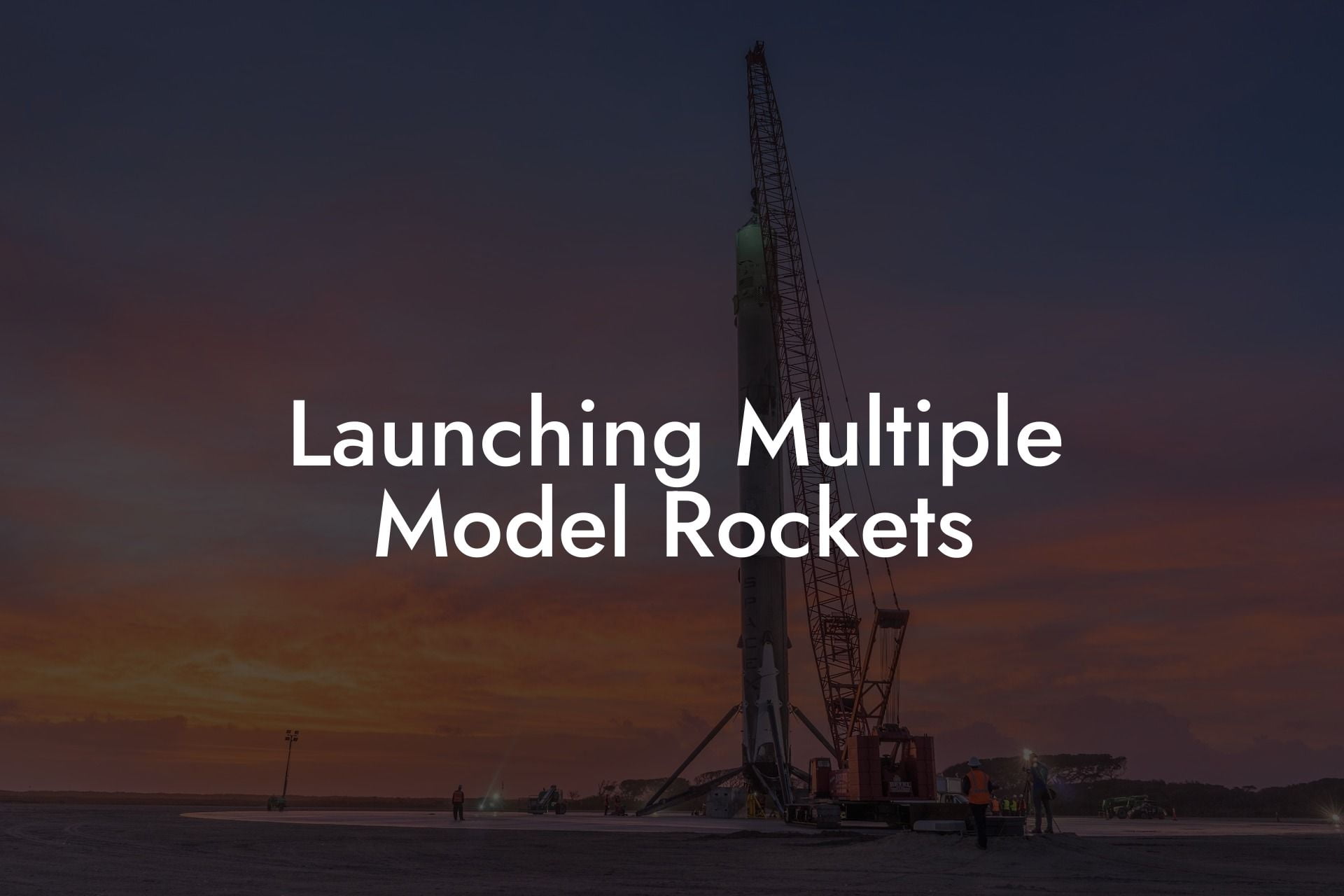 Launching Multiple Model Rockets