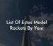 List Of Estes Model Rockets By Year