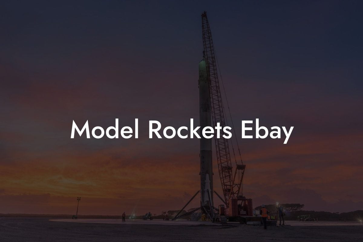 Model Rockets Ebay