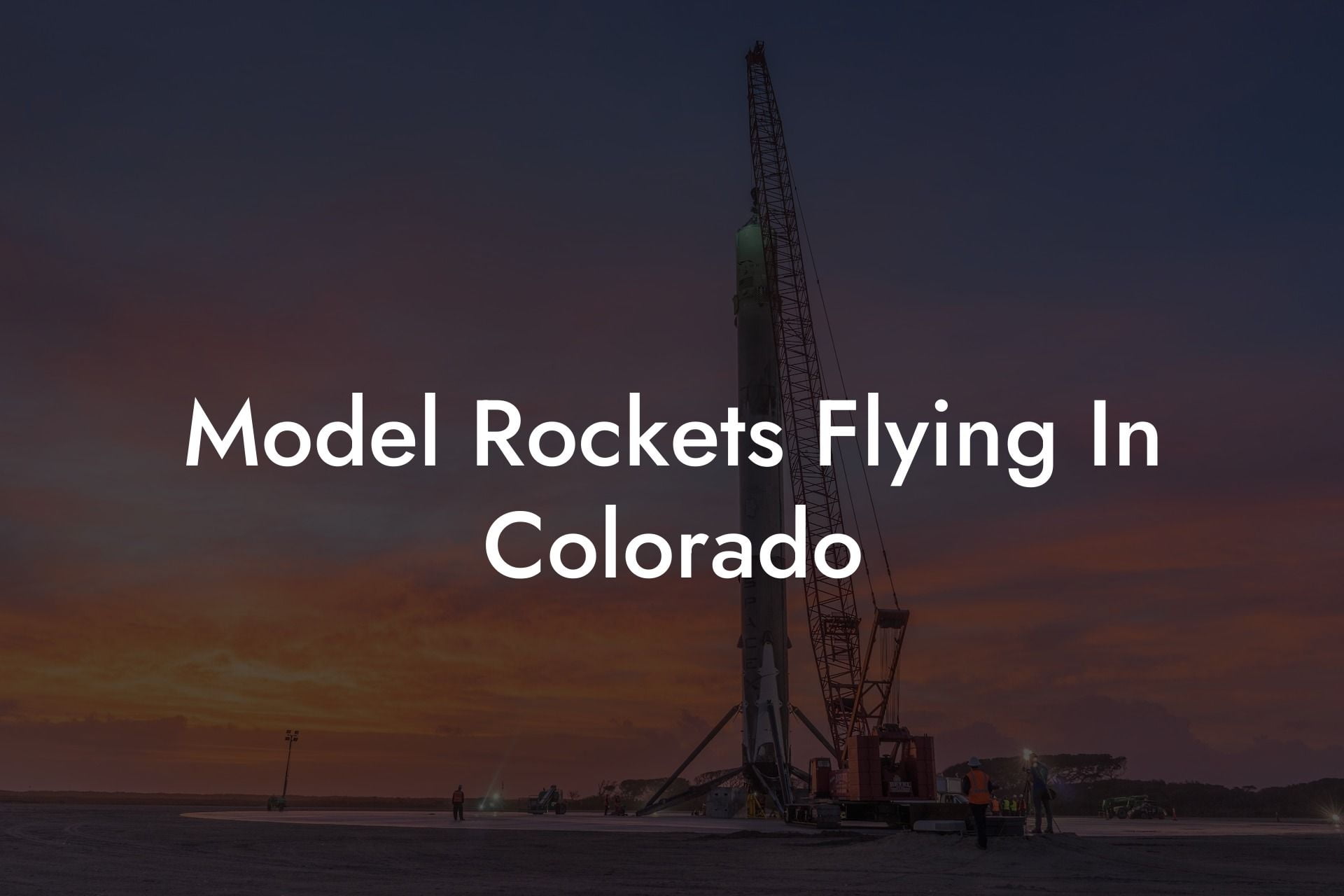 Model Rockets Flying In Colorado