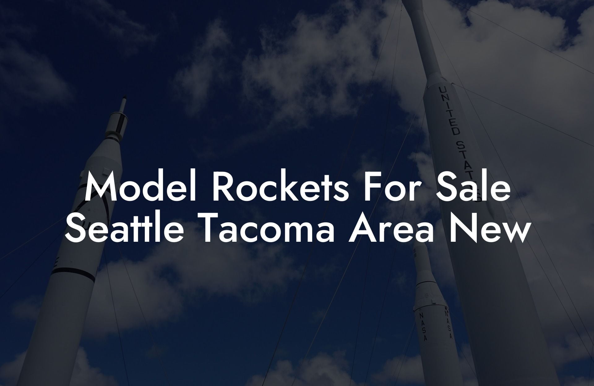 Model Rockets For Sale Seattle Tacoma Area New