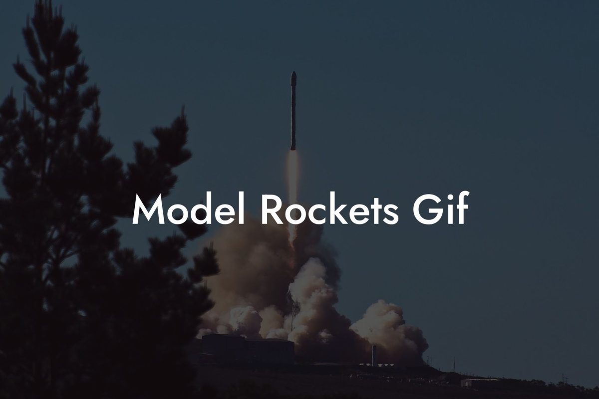 Model Rockets Gif