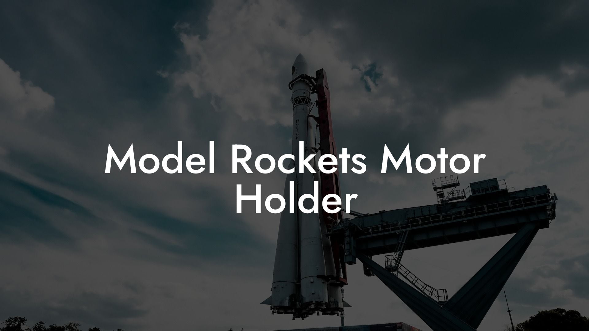 Model Rockets Motor Holder