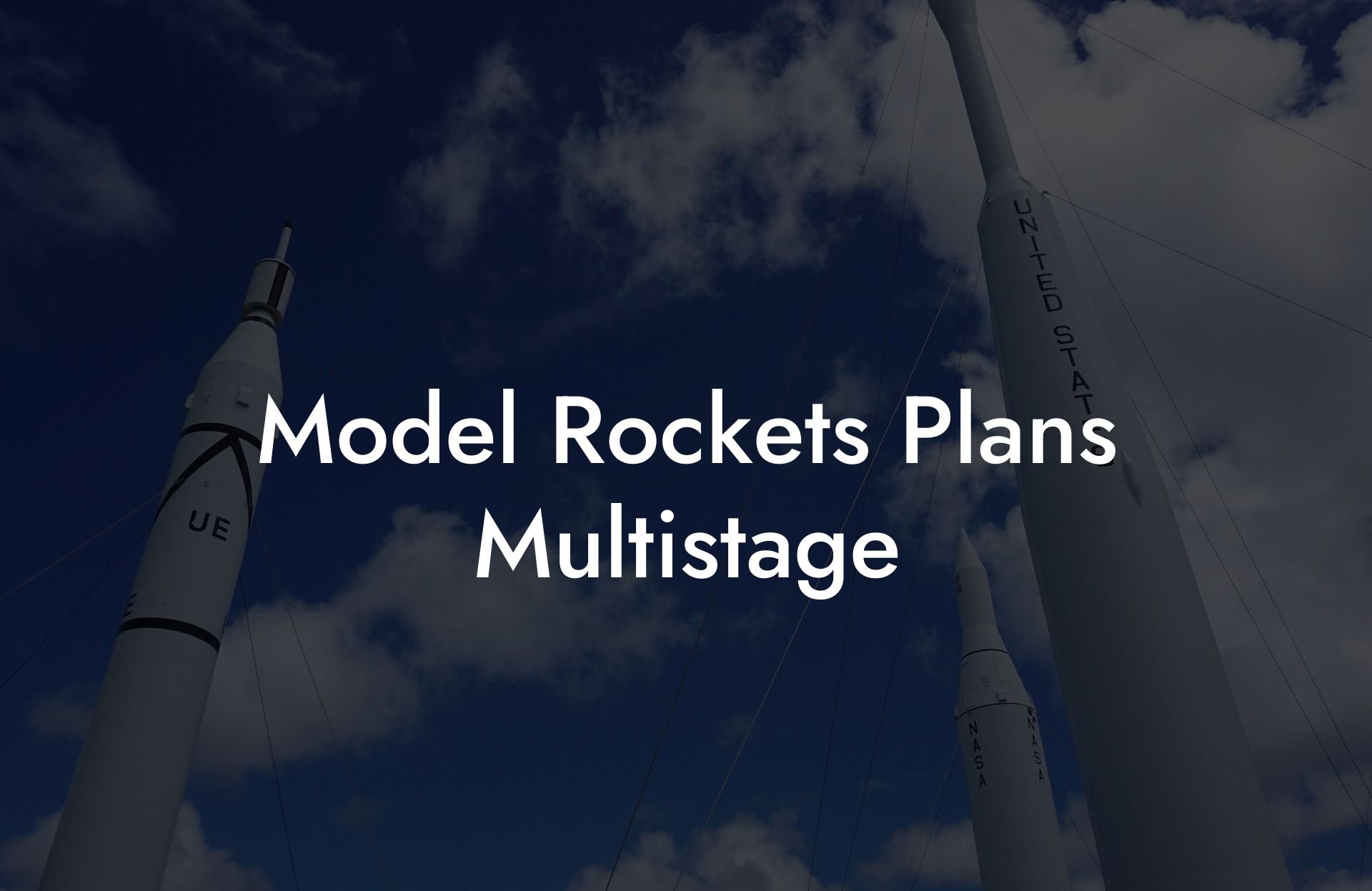 Model Rockets Plans Multistage