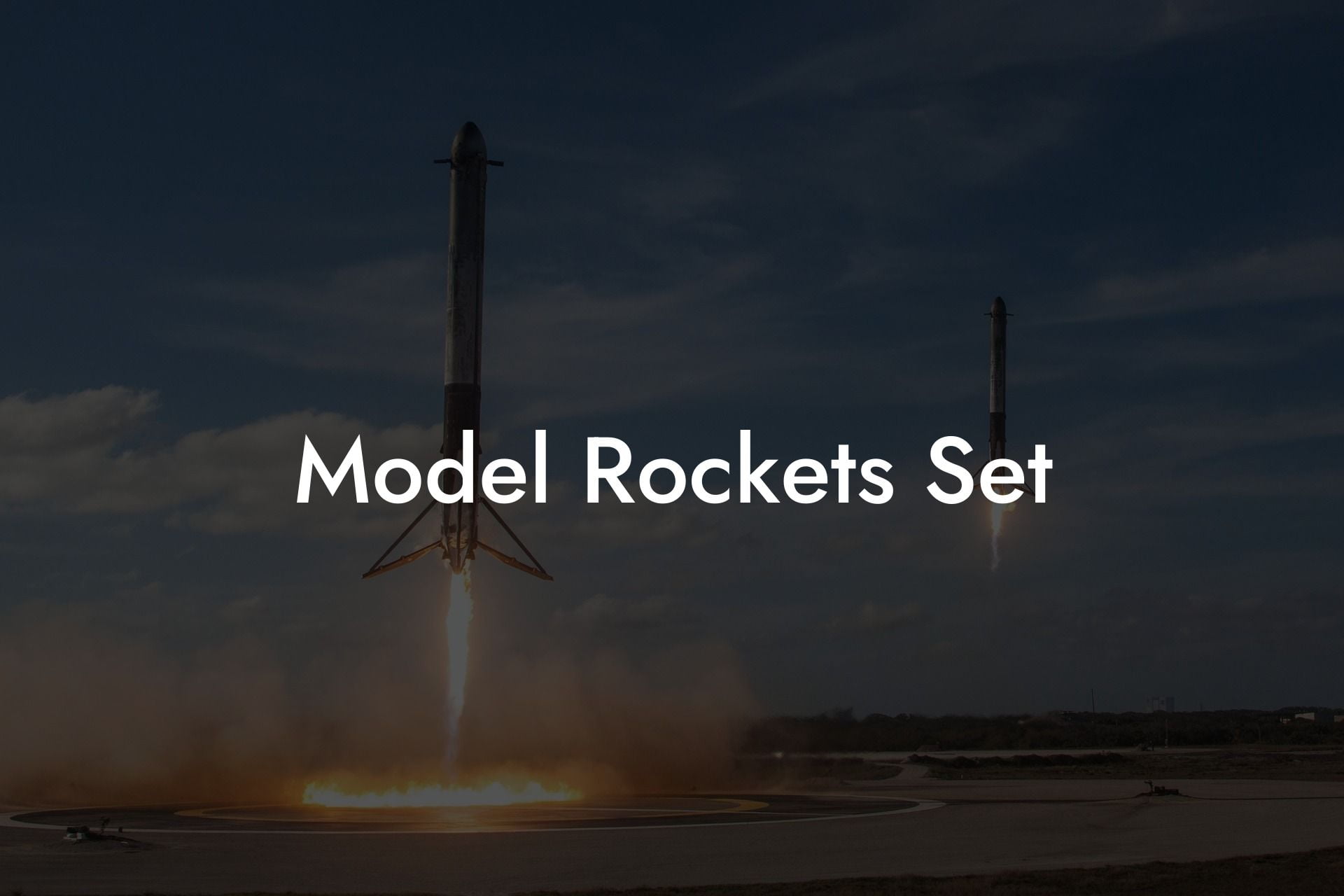 Model Rockets Set