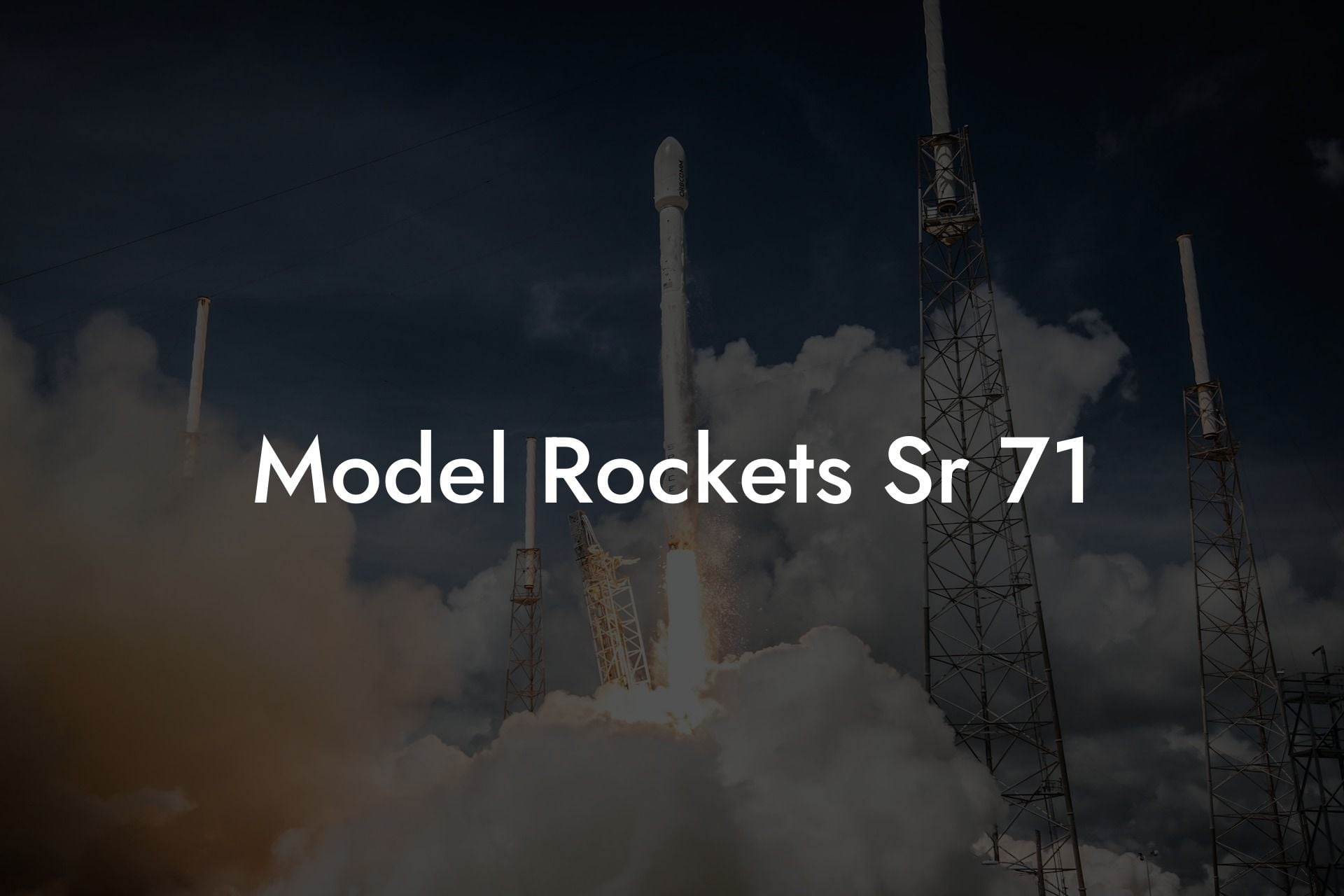 Model Rockets Sr 71