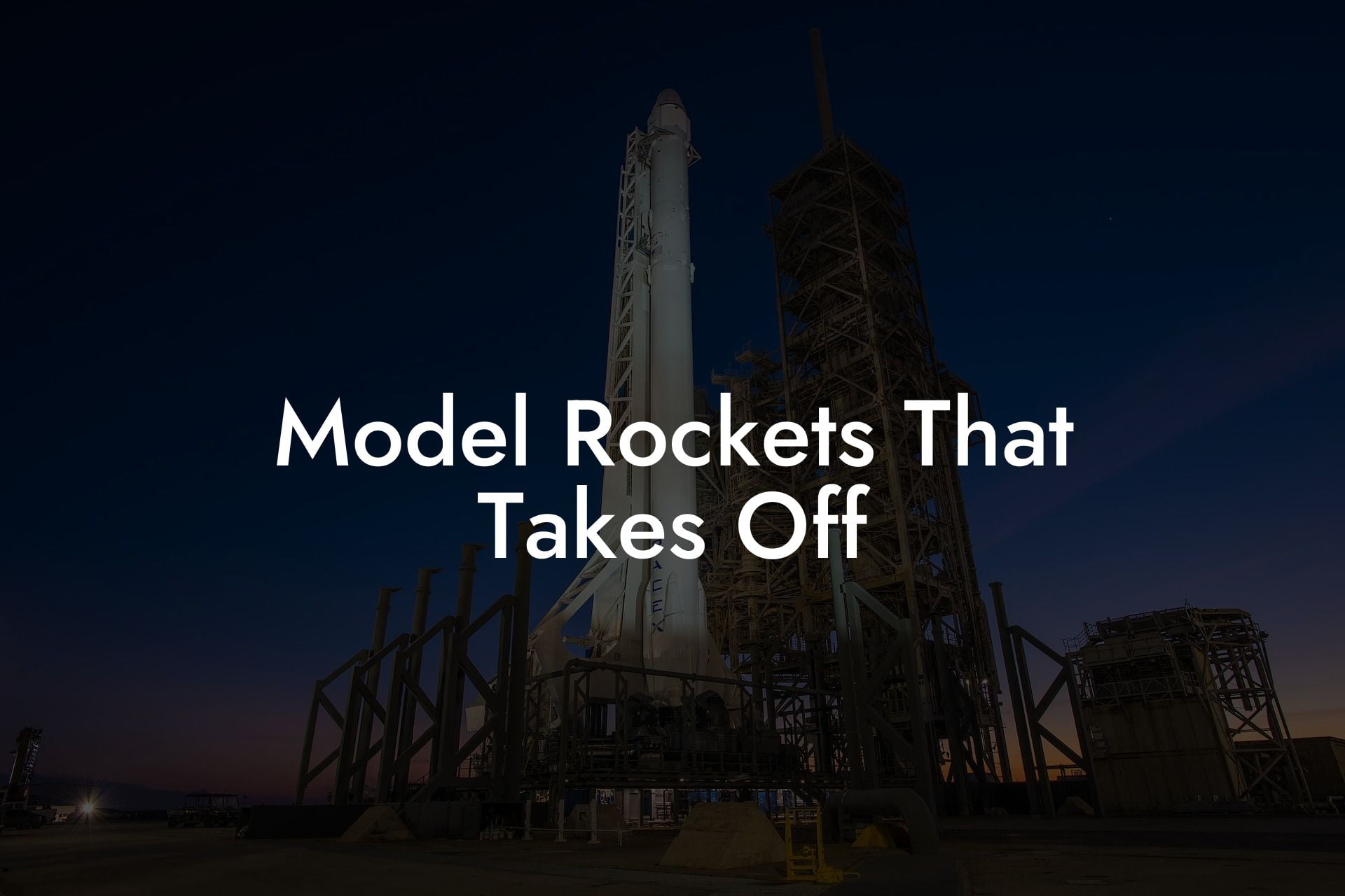 Model Rockets That Takes Off