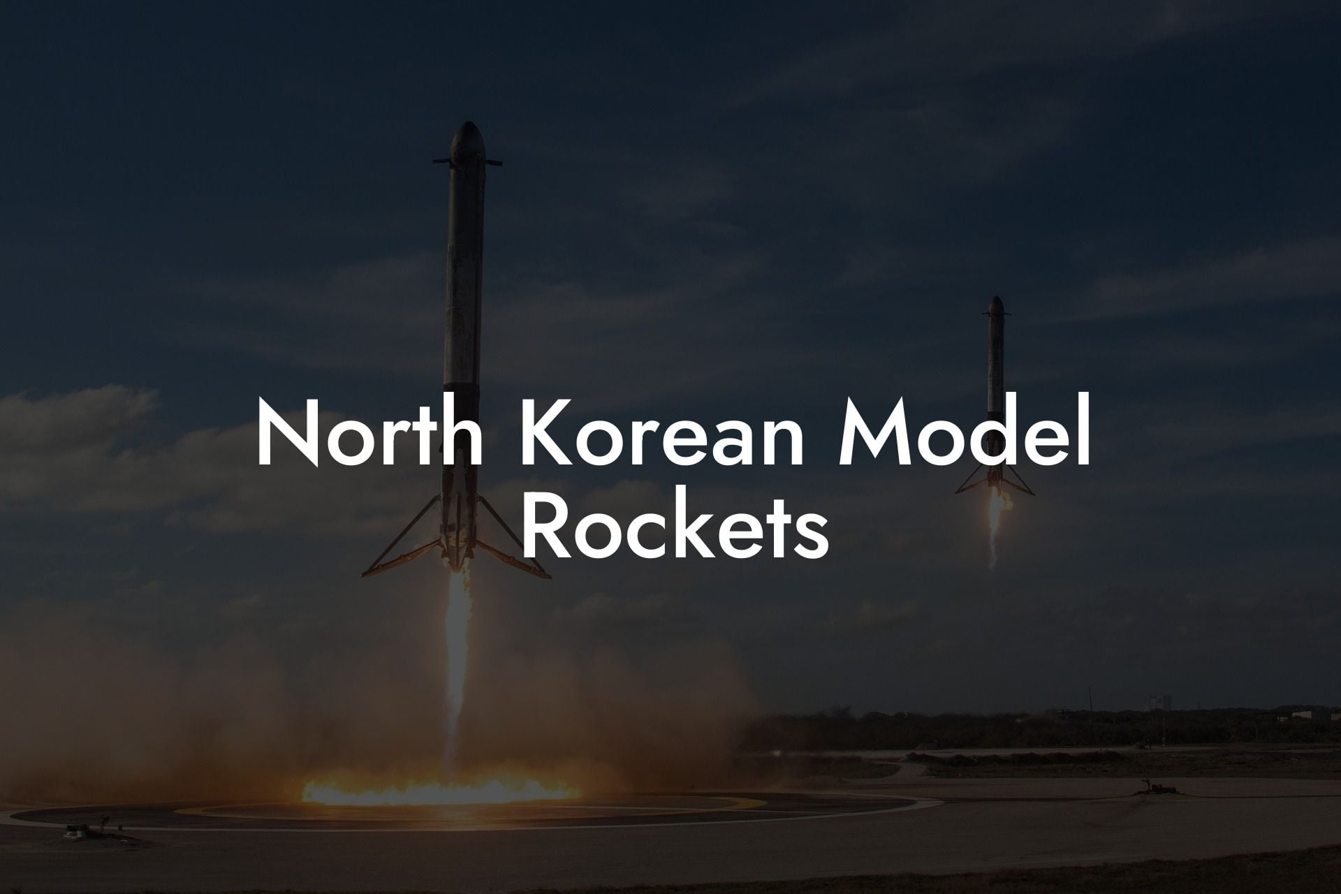 North Korean Model Rockets