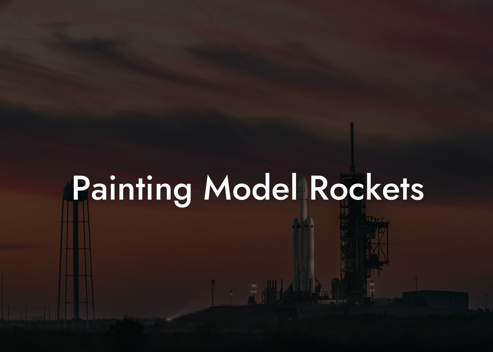 Painting Model Rockets