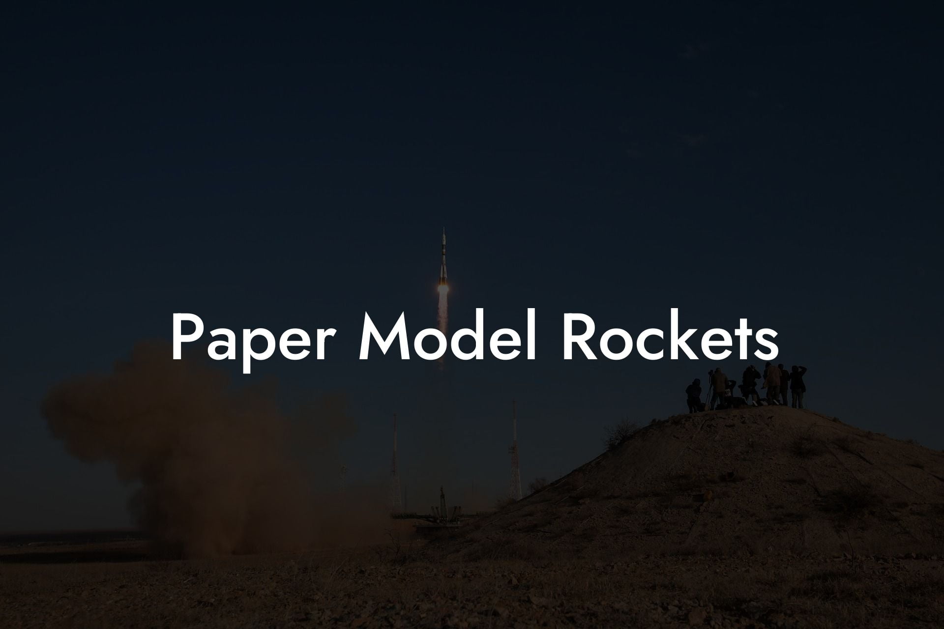 Paper Model Rockets