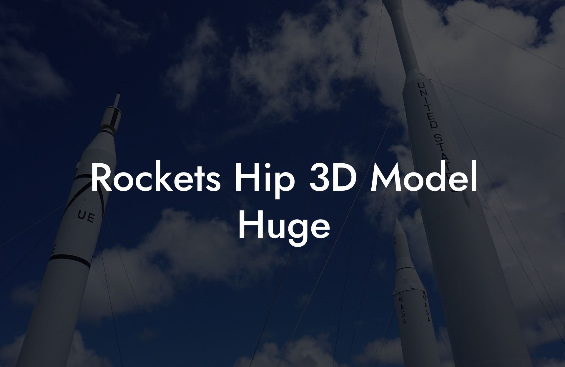 Rockets Hip 3D Model Huge