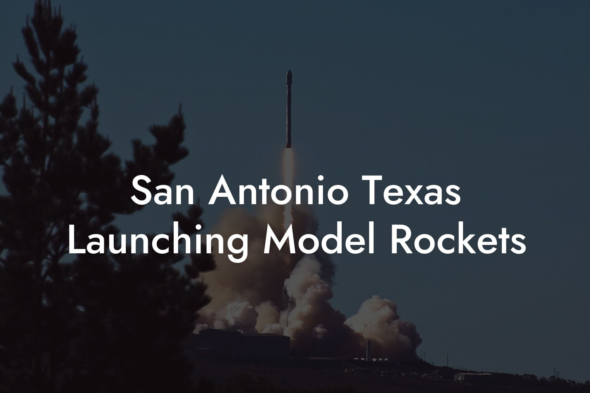 San Antonio Texas Launching Model Rockets