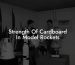 Strength Of Cardboard In Model Rockets