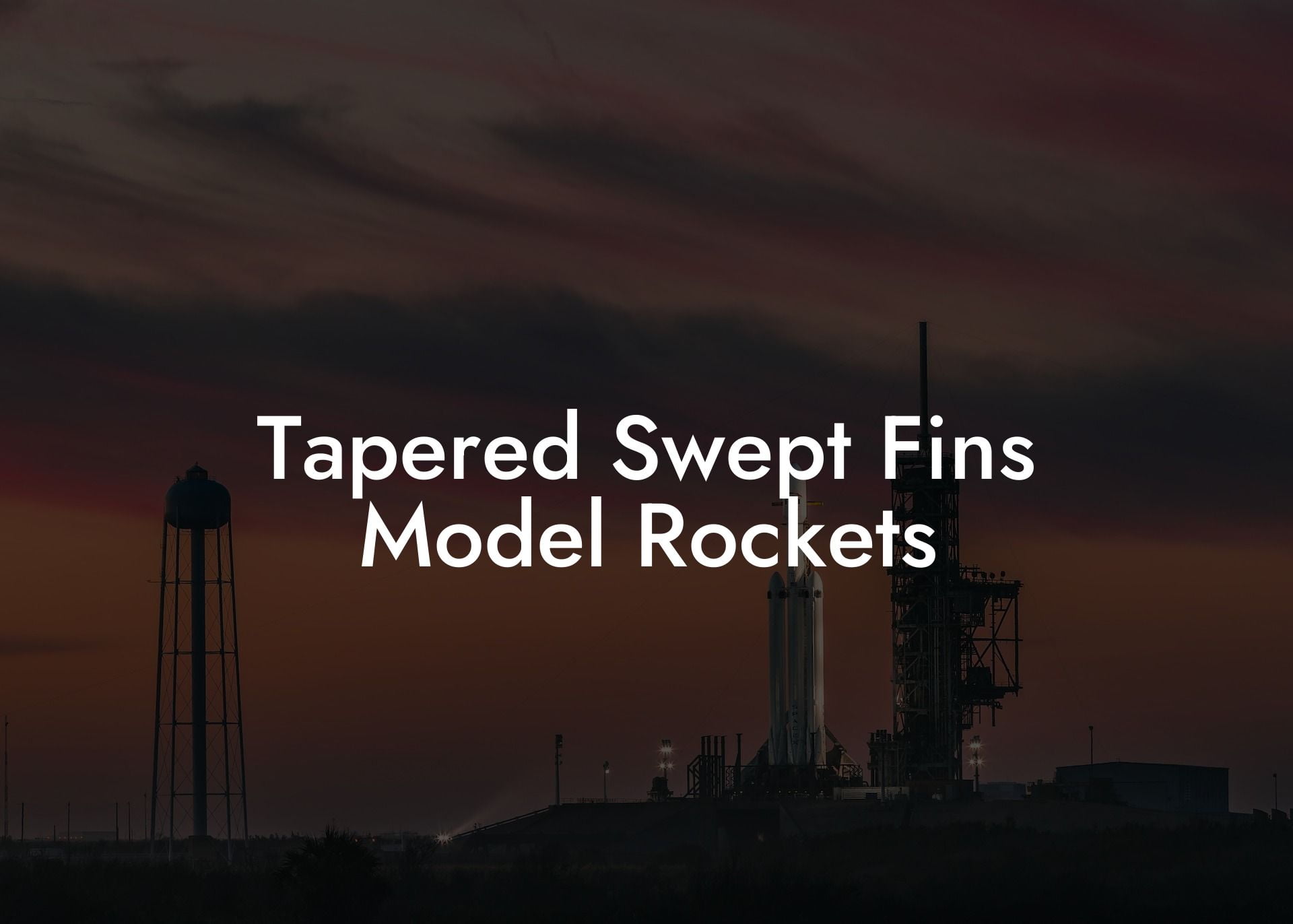 Tapered Swept Fins Model Rockets
