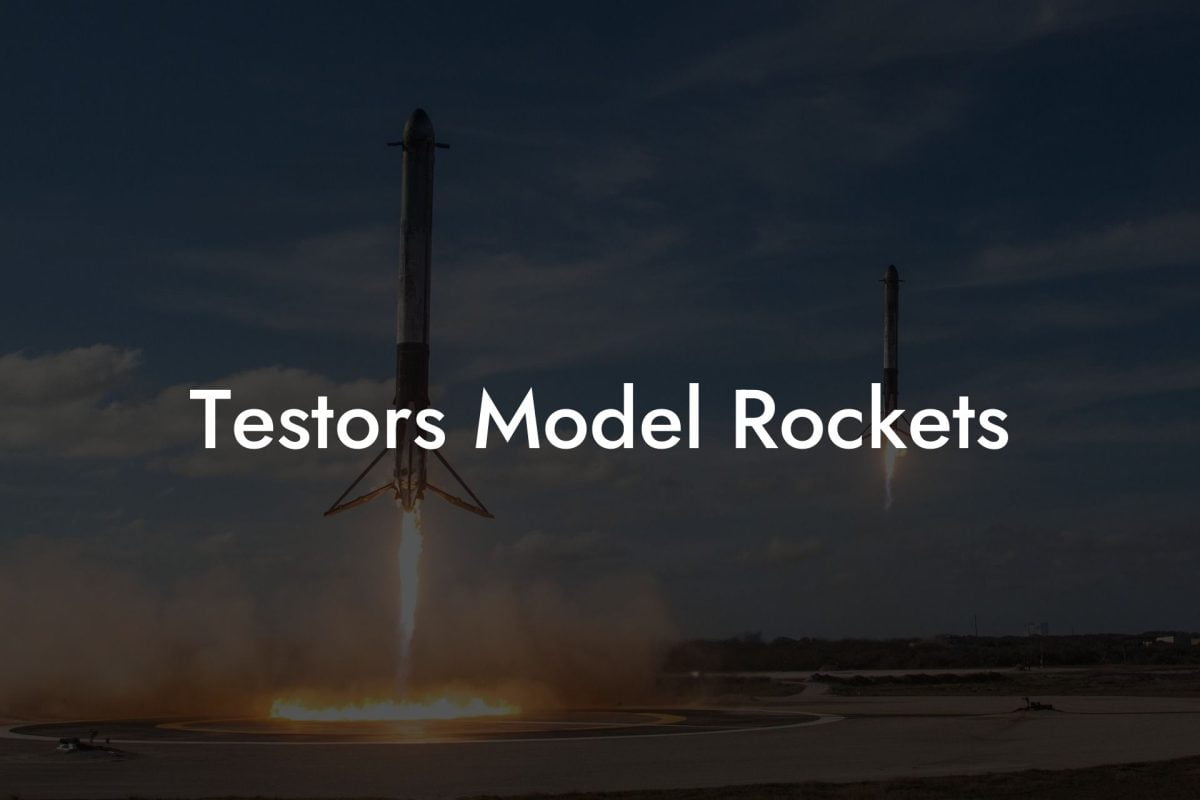 Testors Model Rockets